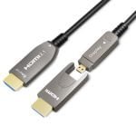 Cavo ottico attivo AOC 4K HDMI 2.0 da tipo A a D staccabile