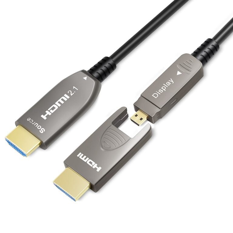 Detachable Hdmi Aoc Active Optical Cable Armored K Hz Gbps