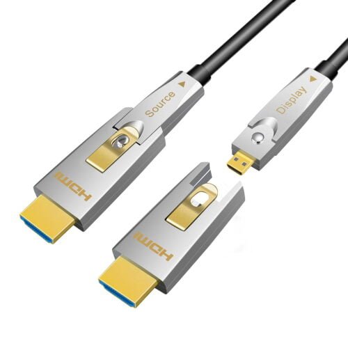Abnehmbares und verriegelbares HDMI 2.0 AOC-aktives optisches Kabel