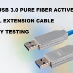 5G USB3 Pure Fiber Active Optical Extension Cable Factory Testing