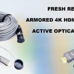 Fresh releasing armored 4k hdmi fiber active optical cable