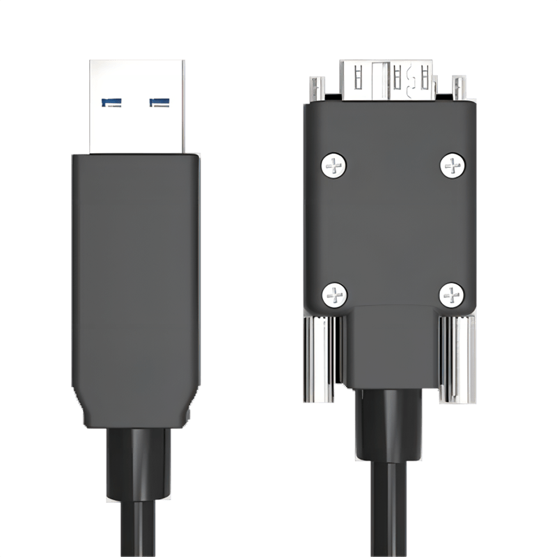 5Gbps USB 3.1 AOC-Active Optical Cable-AM To Micro-B 20m