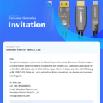 AOCFIBERLINK Hong Kong Consumer Electronics Fair Autumn 2024 Invitation