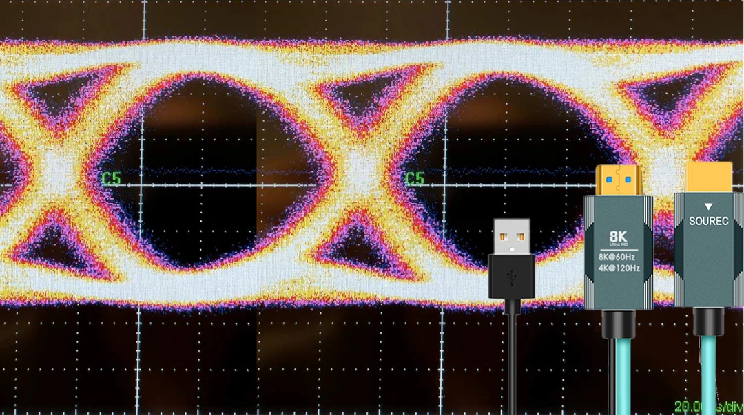 8K Fiber Optic HDMI Extension Cable EYE_Diagram