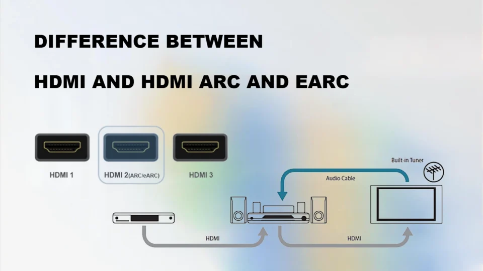 difference between hdmi and hdmi arc and earc